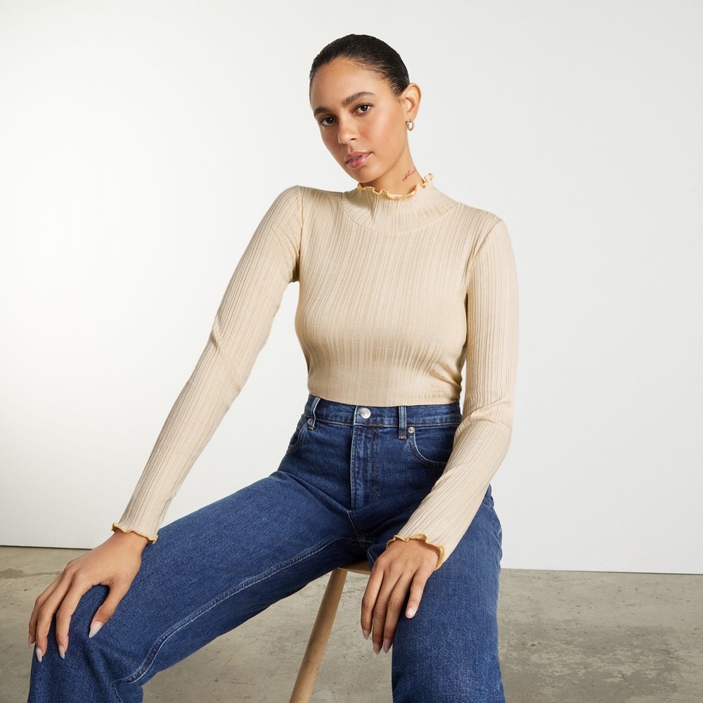 The Pleated Turtleneck